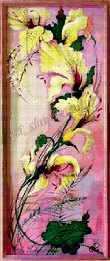 Лимонні орхідеї - квіти, орхидея - предпросмотр