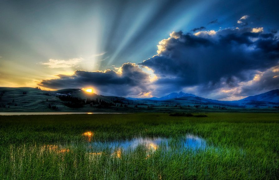 закат - природа, закат - оригинал