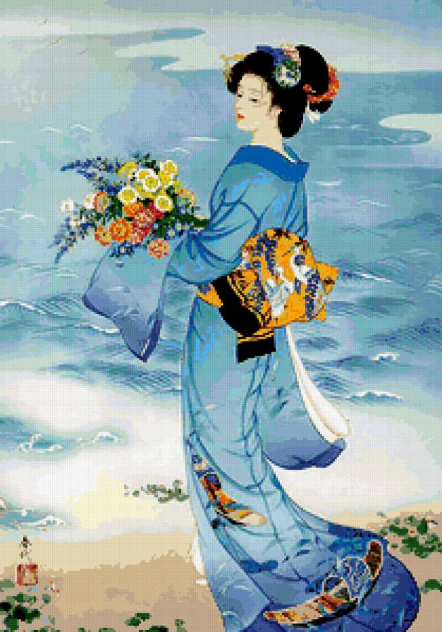 Девушка - девушка, япония - предпросмотр