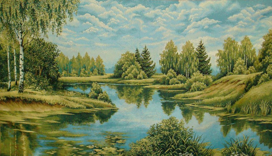 летний пейзаж - оригинал