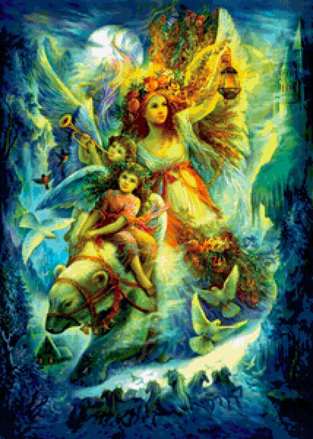 За мечтой - рождество, разное сказка, ангелы - предпросмотр