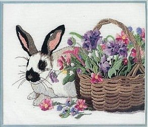 Пасхальный кролик - пасха, пушистые комочки - оригинал