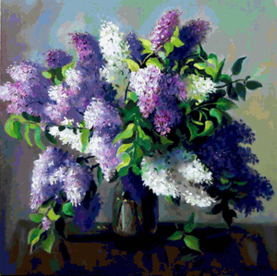 Букет сирени - предпросмотр