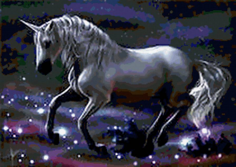 Алмазный единорог. Единорог. Лошади волшебные. Единорог со звездами. Лунный конь.