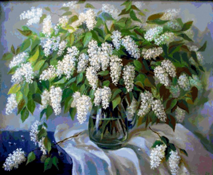 Букет черемухи - предпросмотр