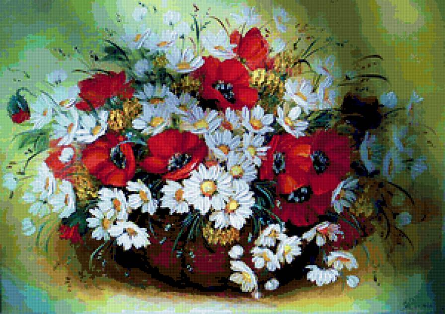 серия полевые цветы - предпросмотр