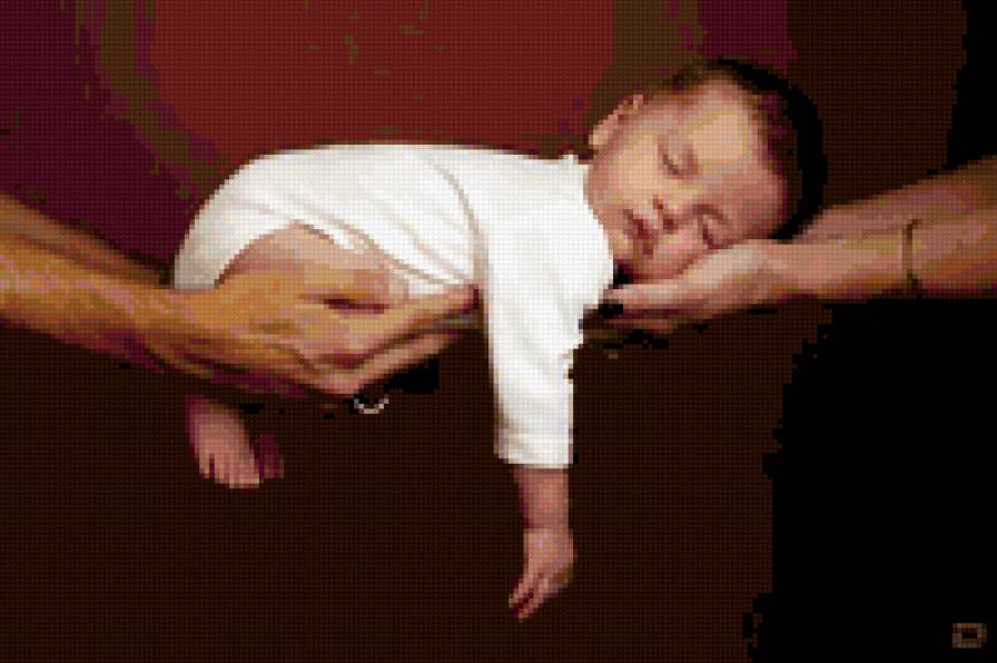 ребёнок на руках родителей - новорожденный, руки, дети, ребенок, родители - предпросмотр