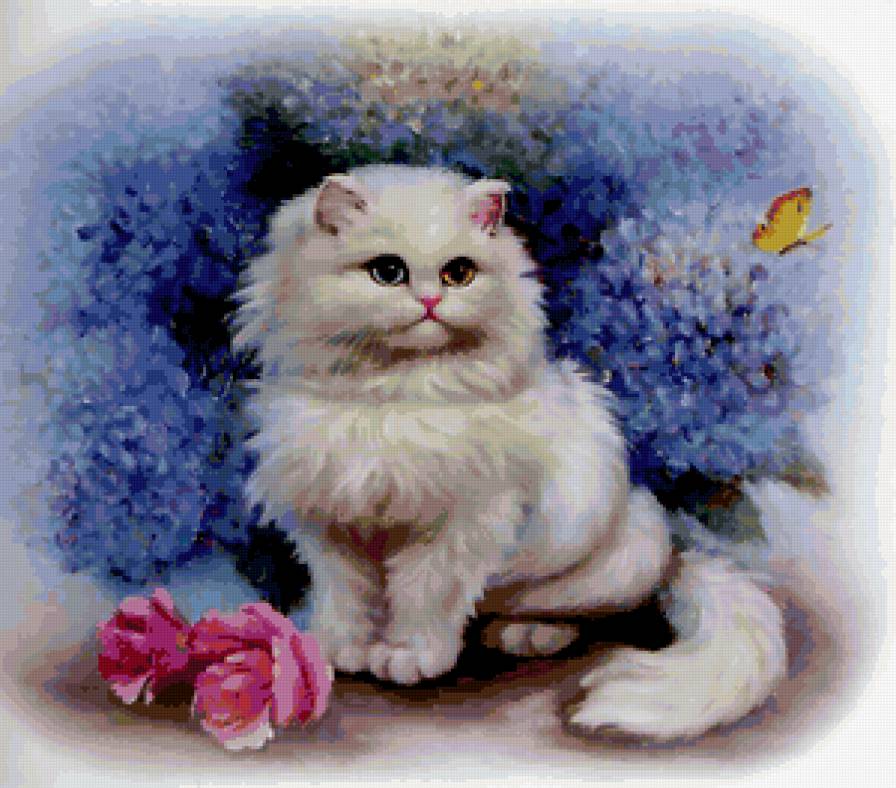 кошечки 9 - кошки, картины, животные - предпросмотр