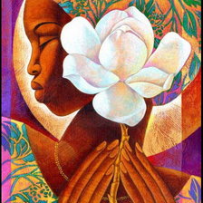 Схема вышивки «Женщины Африки»