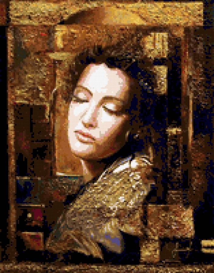 Портрет незнакомки - портрет - предпросмотр