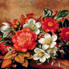 Схема вышивки «Красивый цветы)»