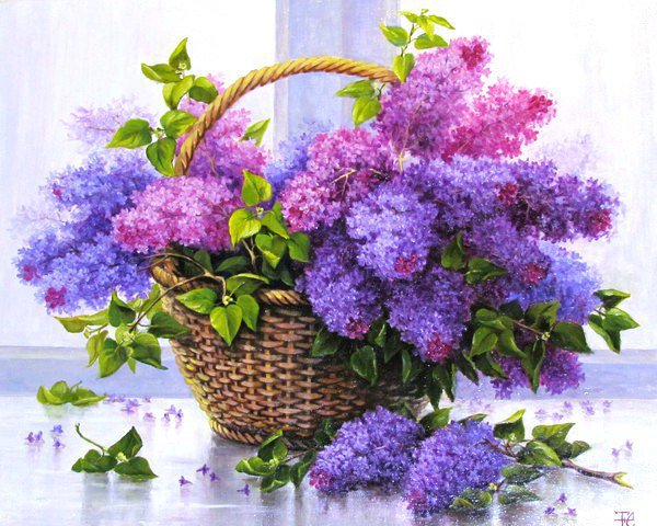 корзинка сирени - корзинка сирени - оригинал