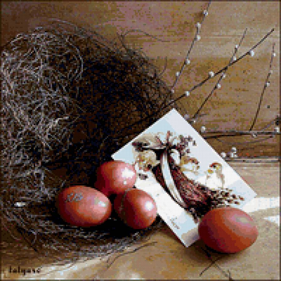 пасха - натюрморт, пасха - предпросмотр