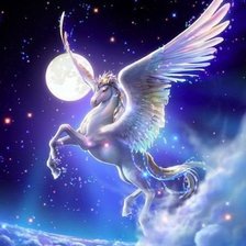 Схема вышивки «пегас»