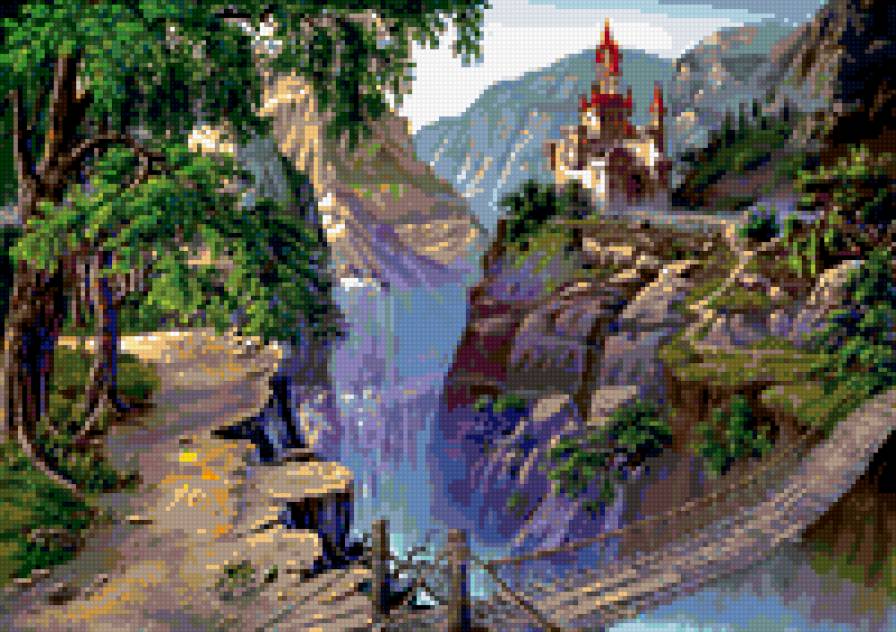 замок у пропасти - фентези - предпросмотр