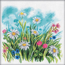 Оригинал схемы вышивки «луговые цветы» (№311883)