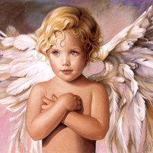 Схема вышивки «Ангел»