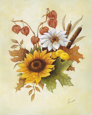 осенние цветы - оригинал