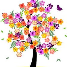 Цветочное дерево
