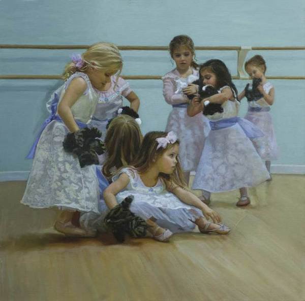 Болит моя ношка. - детям, балерины, детское - оригинал