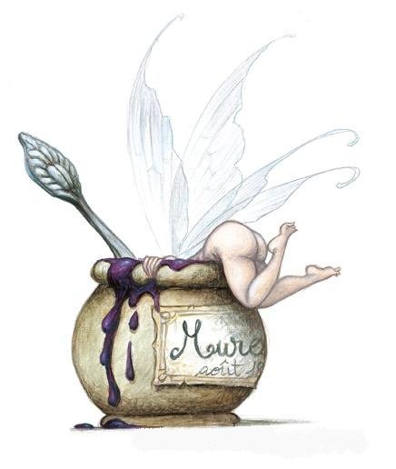 Черничное варенье - детские, феи - оригинал