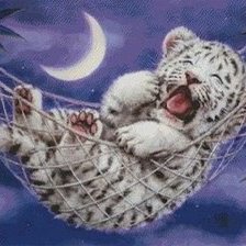 Схема вышивки «спать хочется.»