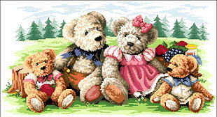 семья мишек - мишки - оригинал