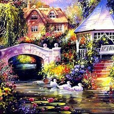 бесетка у воды