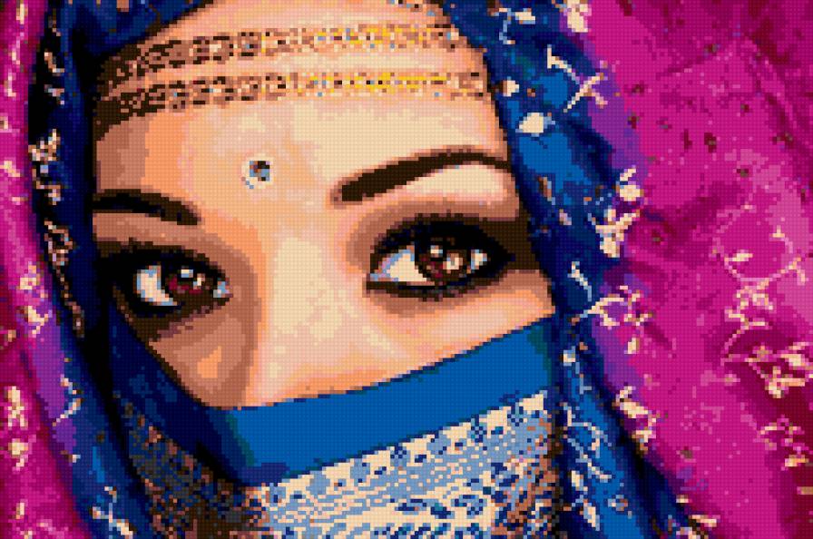 глаза - глаза, восток, девушка - предпросмотр