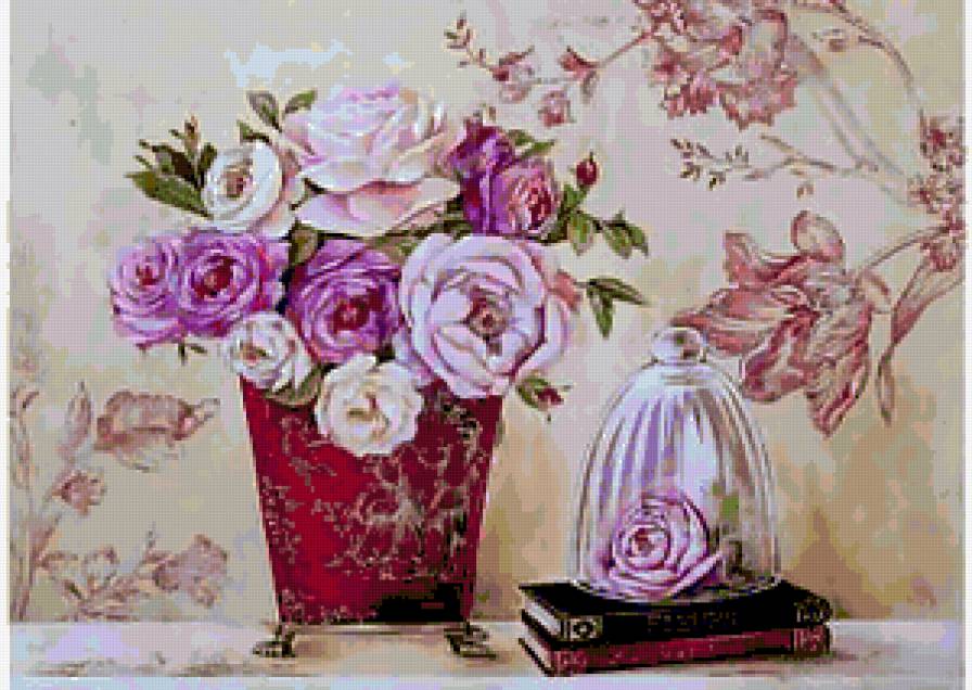 №313909 - цветы, натюрморт, розы, для кухни - предпросмотр