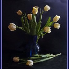 Оригинал схемы вышивки «тюльпаны» (№313994)