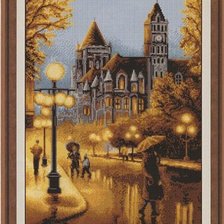 Схема вышивки «город»