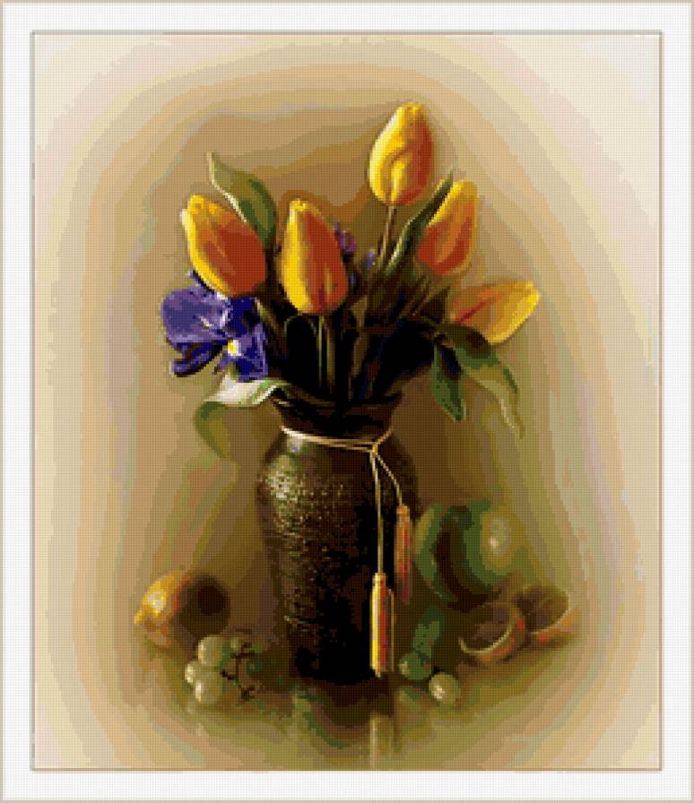 тюльпаны - цветы, букет, тюльпаны - предпросмотр