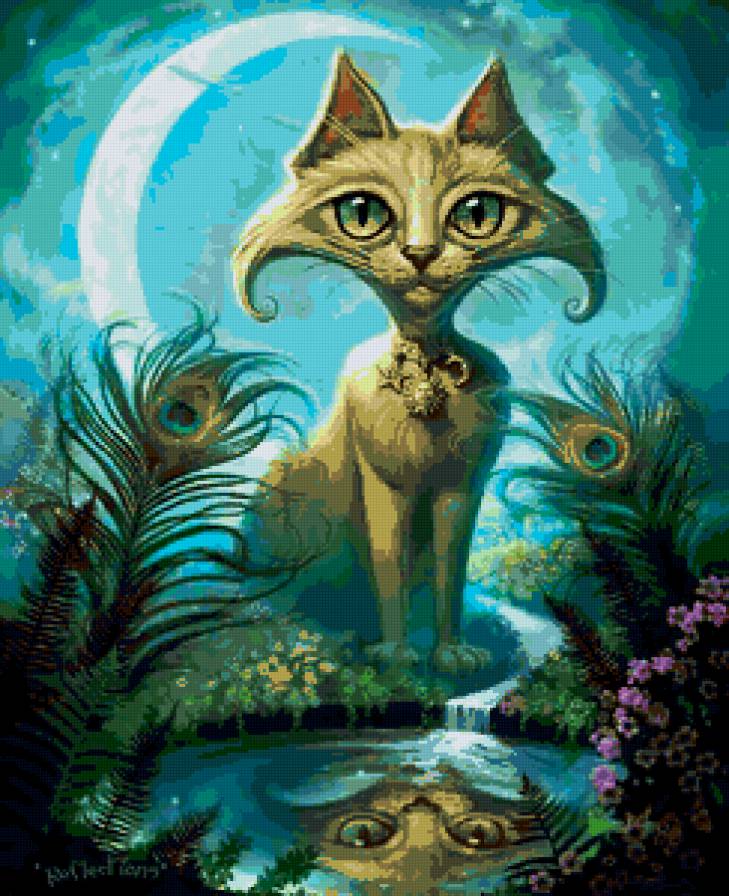 №314365 - картина, кошки, мульты, животные, сказка - предпросмотр