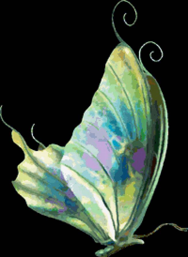 №314373 - подушка, картина, бабочка - предпросмотр