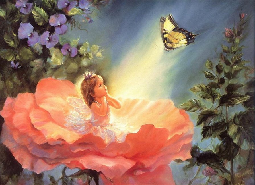 Прекрасный цветок!!!!! - цветы, девочка - оригинал