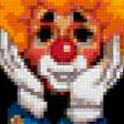 Предпросмотр схемы вышивки «Грусный клоун» (№314692)