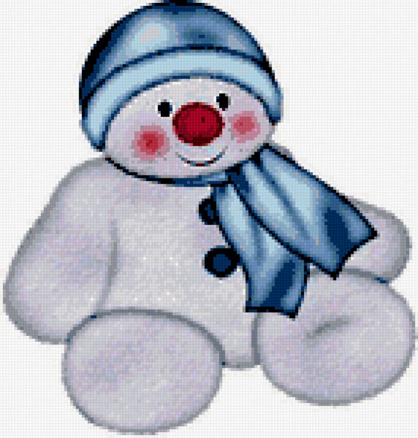 снеговик - снеговик - предпросмотр