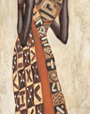 Оригинал схемы вышивки «Африканская красотка 2» (№314866)
