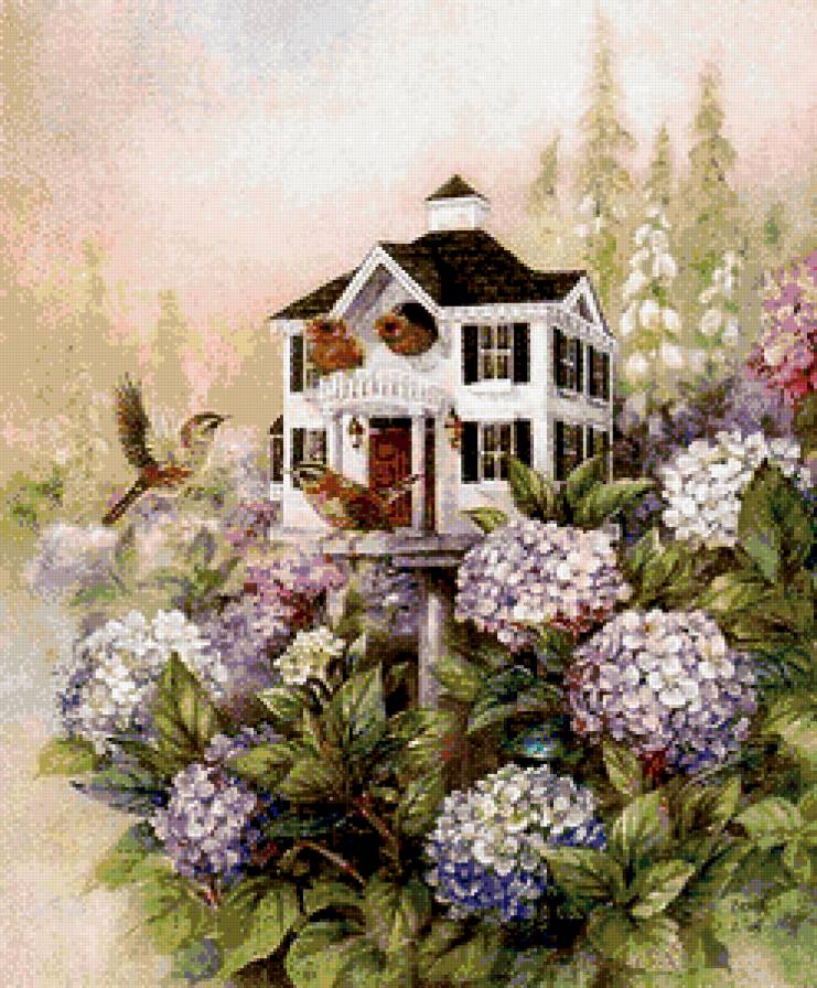 Птичкин домик - пернатые - предпросмотр