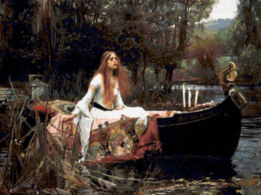 The Lady of Shalott - уотэрхаус, язычество - предпросмотр