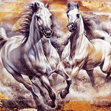 Схема вышивки «лошадки»