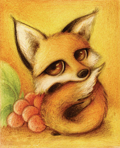 Лисичка - звери, животные, лиса, милашка - оригинал