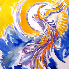 Схема вышивки «Жар-птица»