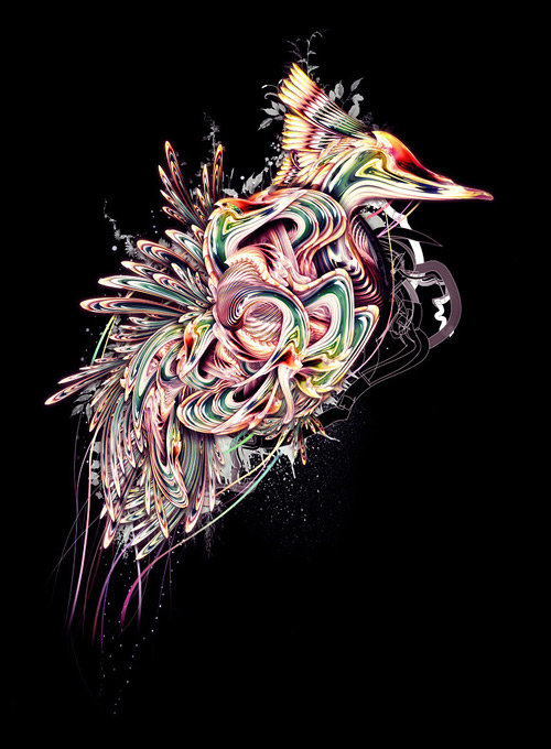 shinybinary nicholas ainley. - птицы, орнамент, фэнтези - оригинал