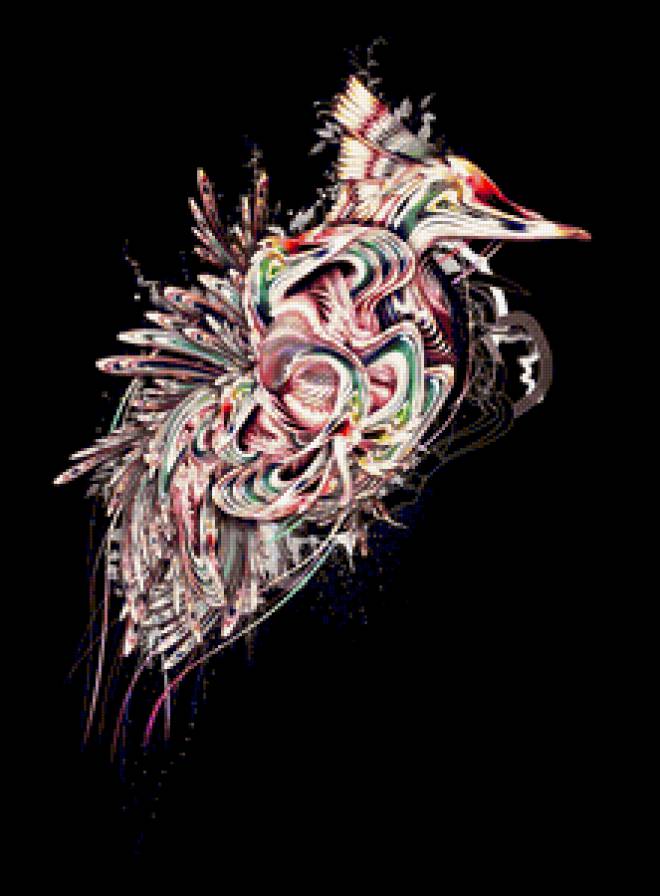 shinybinary nicholas ainley. - фэнтези, птицы, орнамент - предпросмотр