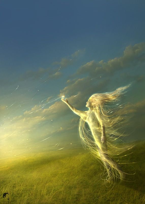 martin lisec. - феи, фэнтези, абстракция, небо, люди - оригинал