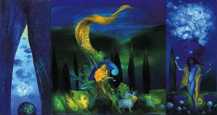 zeljko djurovic. - сказки, фэнтези, триптих, пастораль - оригинал