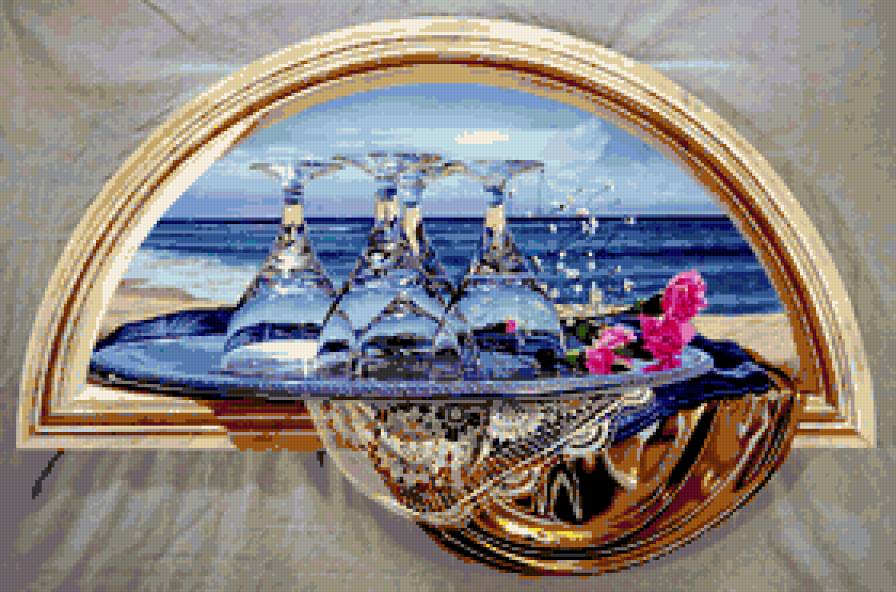 jeffrey-g.-batchelor. - вазы, натюрморт, цветы - предпросмотр