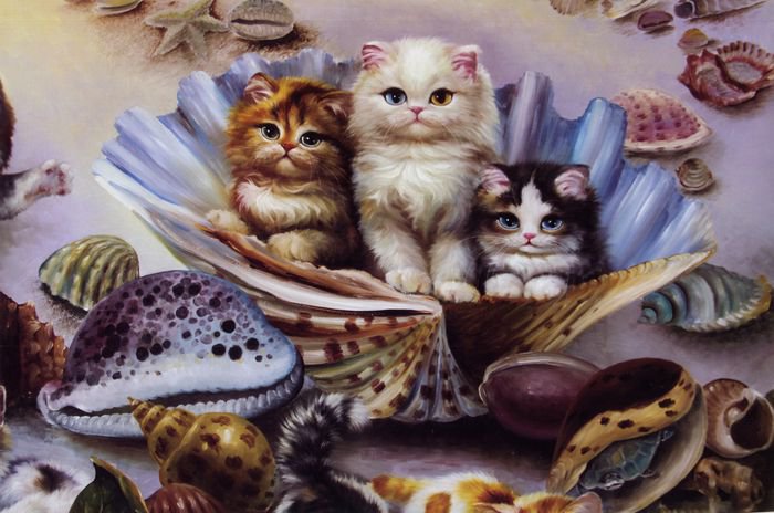 котята - животные - оригинал